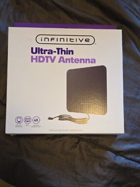Ultra-Thin HDTV Antenna - White